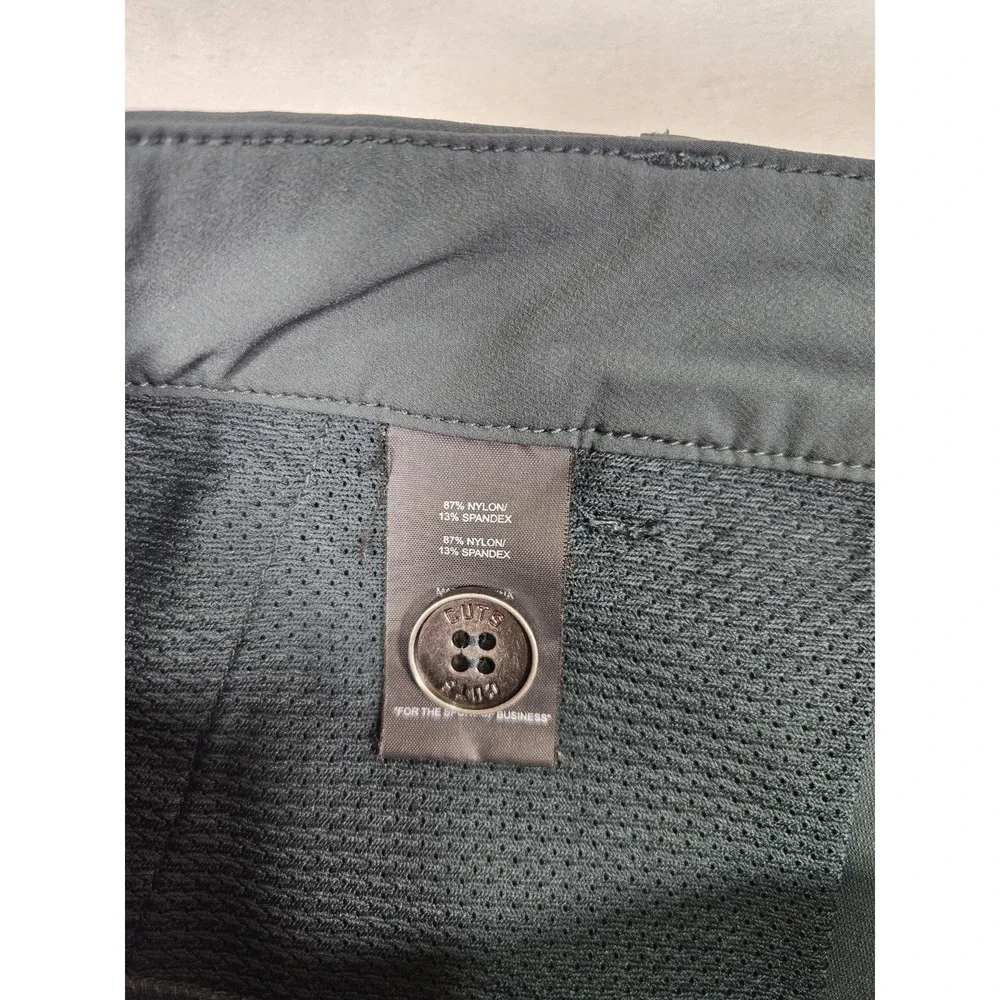 Cuts Shorts Mens‎ 34 Green AO Hybrid Quick Dry Slim Fit Chino Pockets - Picture 9 of 10